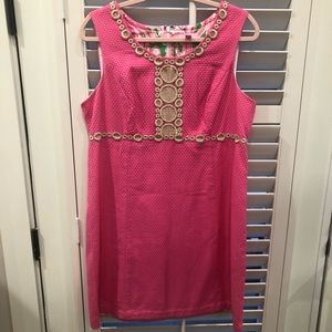 Lilly Pulitzer hot pink dress